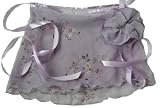 Lavender Tiny Floral Print Wrap Ballet Skirt w/matching Hair Scrunchie Medium Girls