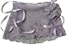 Lavender Tiny Floral Print Wrap Ballet Skirt w/matching Hair Scrunchie Medium Girls