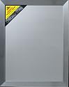 Mini 30x40 cm Silver faced Magnetic board with Chrome effect frame 20mm width.