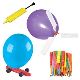  Balloon Powered Vehicle Set