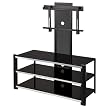 V-Hold 6 Entertainment Stand- Black