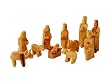 Medium Olive Wood Nativity Set 12 pcs with 3-D Animals