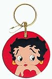 Betty Boop Round Plastisol Key Chain