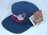 Cleveland Indians Solid Color Flat-Billed Snapback Cap by American Needle