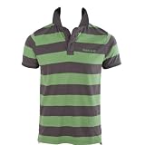 Soul Cal Rugby Stripe T-Shirt - Green - Mens
