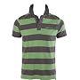 Soul Cal Rugby Stripe T-Shirt - Green - Mens