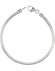 Authentic Chamilia Plain Silver Bracelet 7.9 inches