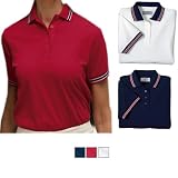 Port Authority - Ladies Jersey Knit Sport Shirt with Stripe Trim (L446)