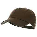Low Profile Pet Spun Washed Cap - Brown W32S40B