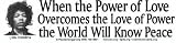 Jimi Hendrix Bumper Sticker ~ When The Power of Love Overcomes the Love of Power the World Will Know Peace ~ Rare Authentic Bumper Sticker!!!