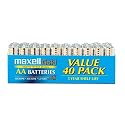 Maxell AA Alkaline Batteries Value Pack - 40 Pack