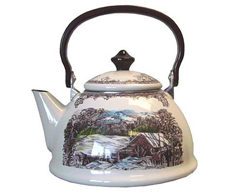 Johnson Brothers Friendly Village Enamel-on-Steel Personal Tea Kettle Johnson Brothers Friendly Village Enamel-on-Steel Personal Tea Kettle