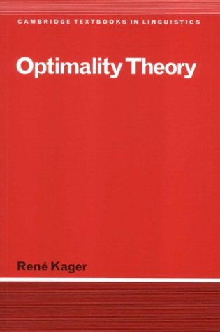 Optimality Theory (Cambridge Textbooks in Linguistics) under Phonetics & Phonics in The Books Store