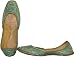 Beaded & Sequin Indian Khussa Belly Dance Shoes for Women Handcrafted Casual Footwear...