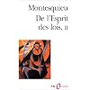 DE L'ESPRIT DES LOIS T02