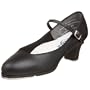 Capezio Women's Tap Jr. Footlight Tap Shoe,Black,10 W US
