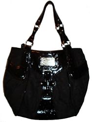 Rocawear Purse Handbag Black Signature Print Pocket Change