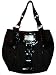 Rocawear Purse Handbag Black Signature Print Pocket Change