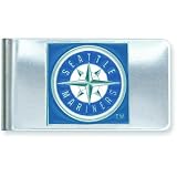 Stainless Steel MLB Seattle Mariners Money Clip