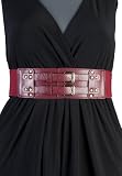 Sealed With A Kiss Designs Plus Size Santa Fe Double Buckle Belt