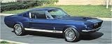 1966-68 GT 500 Side Stripes Kit - BLACK