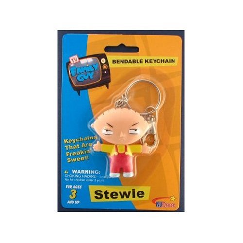Childrens Toyshop  Toys : Family Guy Bendable Keychain - Stewie keyring