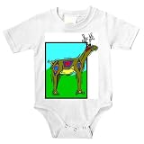 Onesie with reindeer, antler, animal