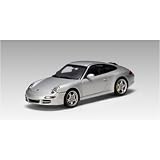 Diecast Model Porsche 911 Carrera S in Silver (1:43 scale)