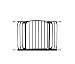 Bindaboo Pet Gates - Swing closed hallway pet gate fits openings 38 to 42.5, black.