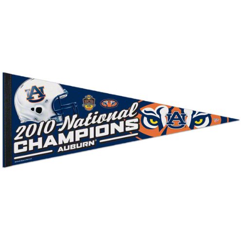 Auburn Tigers 2010 BCS National Champions 12x30 Premium Felt Pennant