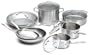 Calphalon Simply Stainless 12 Piece Cookware Set