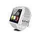 CIYOYO 2015New Bluetooth Smart Watch Wrist Wrap Watch Phone for IOS Apple iphone 4/4S/5/5C/5S Android Samsung S2/S3/S4/S5/Note 2/Note 3 HTC(White)