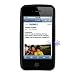GTMax Black Soft Rubber Silicone Skin Cover Case for Apple iPhone 4 4G 16GB / 32GB 4th Generation