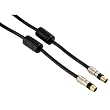 Hama Antennen-Kabel Koax-Stecker -Koax-Kupplung, 4-fach geschirmt, 3 m