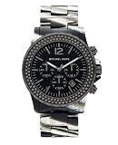 Michael Kors Women039s Madison MK5599 Black Stainless-Steel Quartz Watch with Black Dial on sale