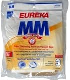 Eureka MM Vacuum Cleaner Bags 60296C - Genuine - 3 Pack