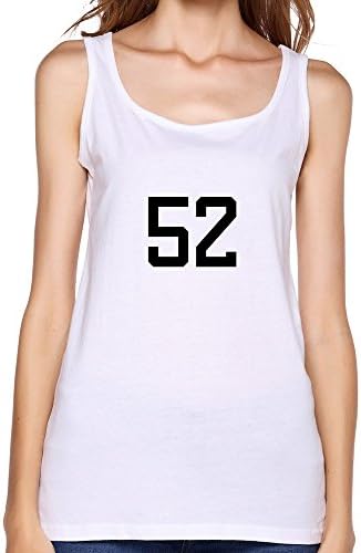 Women's Custom Number 52 Geek Tops