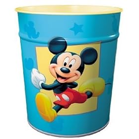 Mickey Mouse, Donald Duck & Minnie Mouse Bedroom Bin