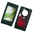 Samsung Memoir T929 T-Mobile Laser Skin Case Soft Rubber Silicone Protector Image Cover "Red Hearts" Design