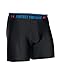 Under Armour Men's Original Series Statement Boxerjock Boxer Briefs, Black (002)/Rocket Red, X-Large