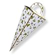 Violets - Icicle Shaped Favor Boxes (set of 6)