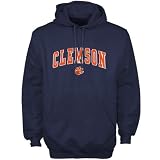 Clemson Tigers Navy Blue Mascot One Hoody Sweatshirt