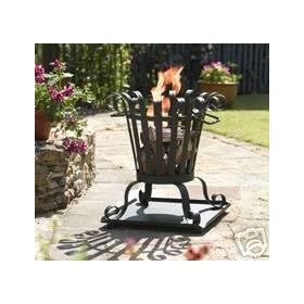 GARDEN FIRE BASKET PATIO HEATER BURNER INCINERATER