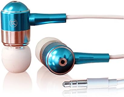 Recomfit® 3.5mm Stereo Headphone with Microphone for Apple Iphone Samsung Android Smartphone (Blue)