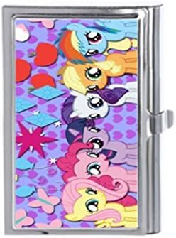 My Little Pony Custom Design Business Name Card Holder Stainless Steel Case