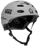 Pro Tec Bucky Lasek Ace Men's Skateboard Helmet - Matte Gray
