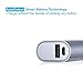 Innogie® eLite Series Unique 3200mAh Aluminum Portable Charger external battery pack backup power bank with 1.0A output for iPhone 6 Plus, iPhone 6, 5S, 5C, 5, 4S, iPad Air, mini (Lightning Adapter Not Included), Galaxy S6, S5, S4, S3, Note 3, Galaxy Tab 3, 2, Galaxy Gear, Nexus 4, 5, 7, 10, and other cellphones and Tablets (black/silver/golden)