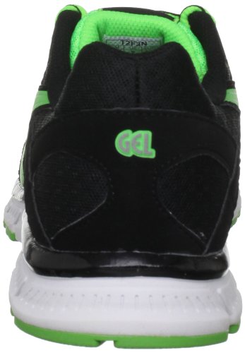 Asics Men's Gel Zaraca Black/Apple Green/White Trainer T2F3N 9070 12 UK