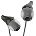 Easy Rock Rau0501 Luxury Zircon Stereo Headphones Headset 3.5mm in Ear Earphone Earbuds for Iphone Samsung with Mic and Remote (Black)
