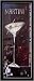 Framed Martini Bar Glass Olive Wine Pub Print Picture